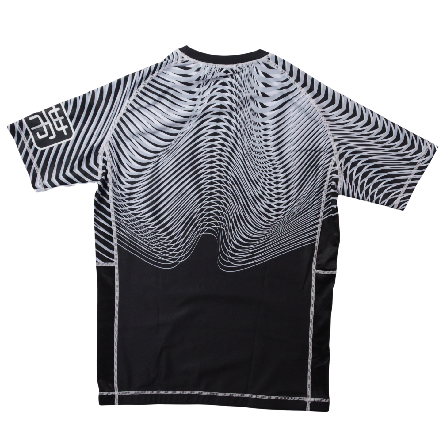 nogi bjj ranked white rashguard back view