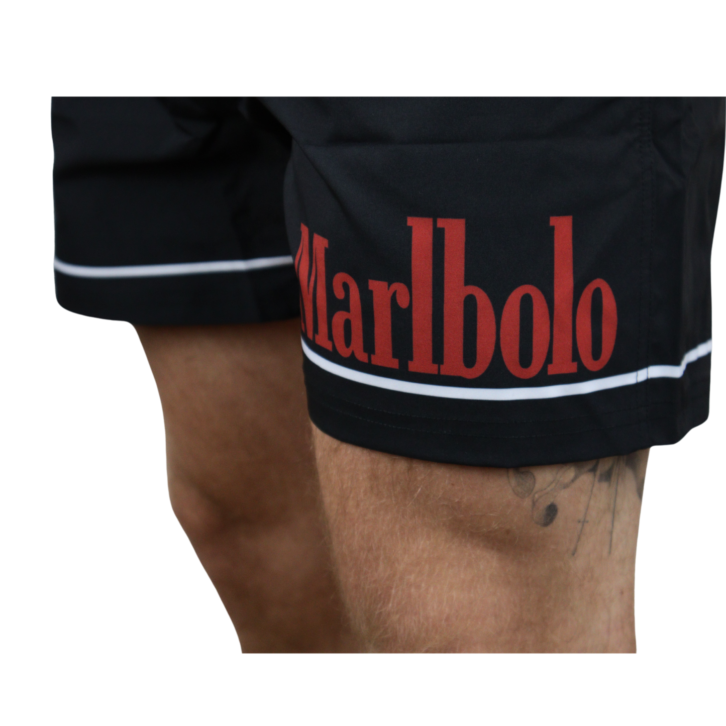 MARLBOLO BLACK SHORTS V1