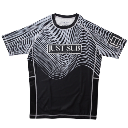 nogi bjj ranked white rashguard front view